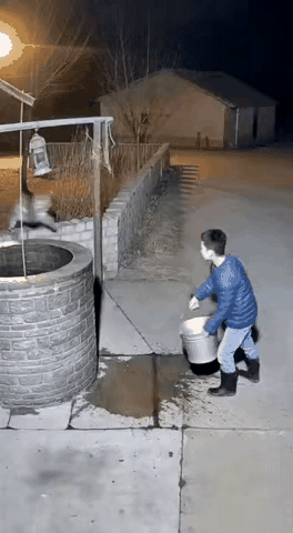 这个年轻人的胆子真不小，心理素质太好了，面对一头突然窜出来的豹子，他表现的居然如