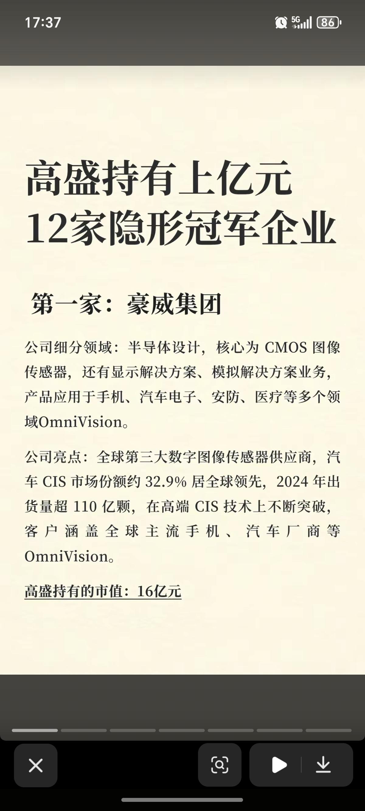 高盛持有的市值超亿元！12家隐形冠军企业！主要涉及题材：半导体、激光设备、数