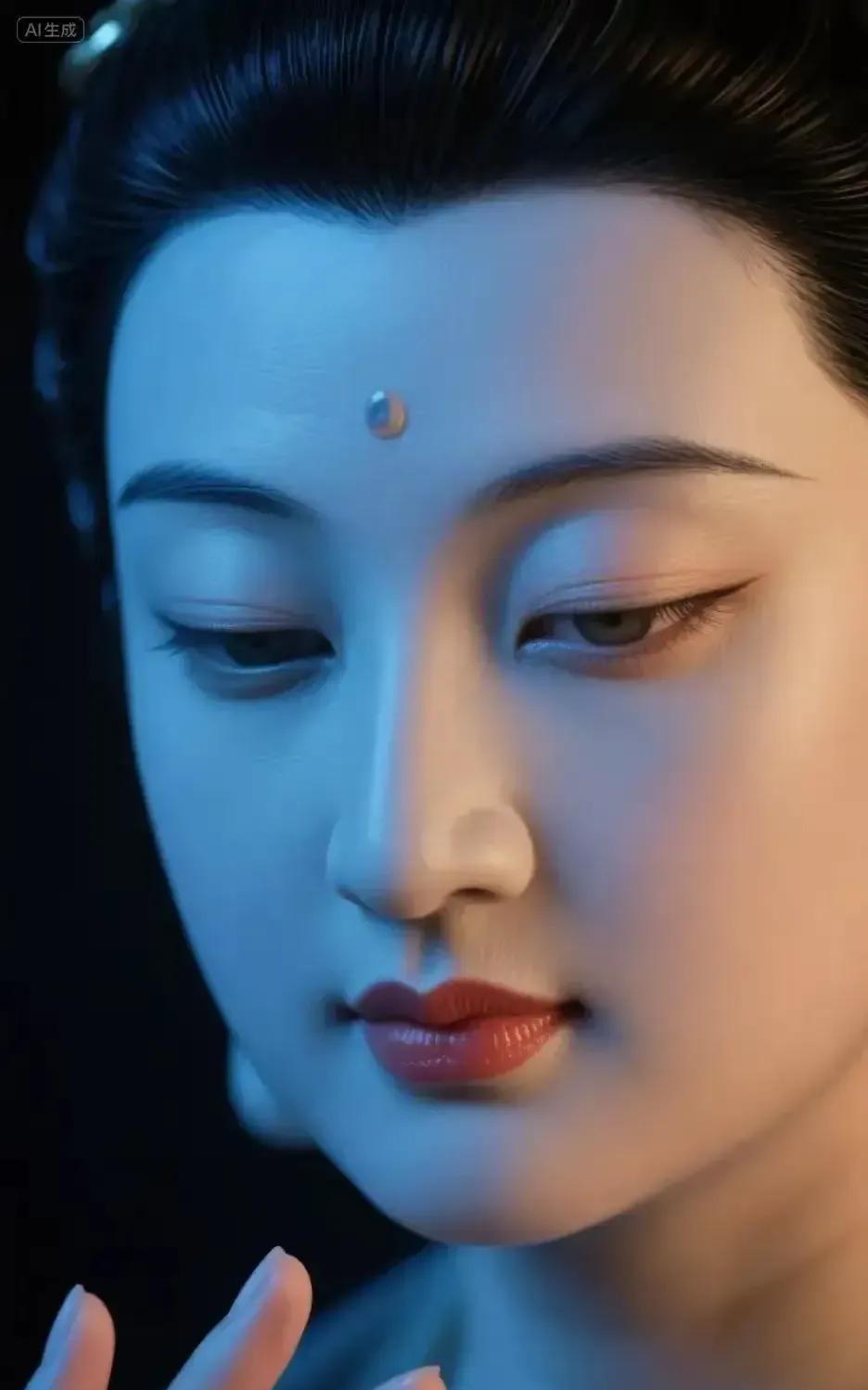 武则天一代女皇真的长这样？确实很美丽，还透着一股威严。这个AI制作的头像是根据龙