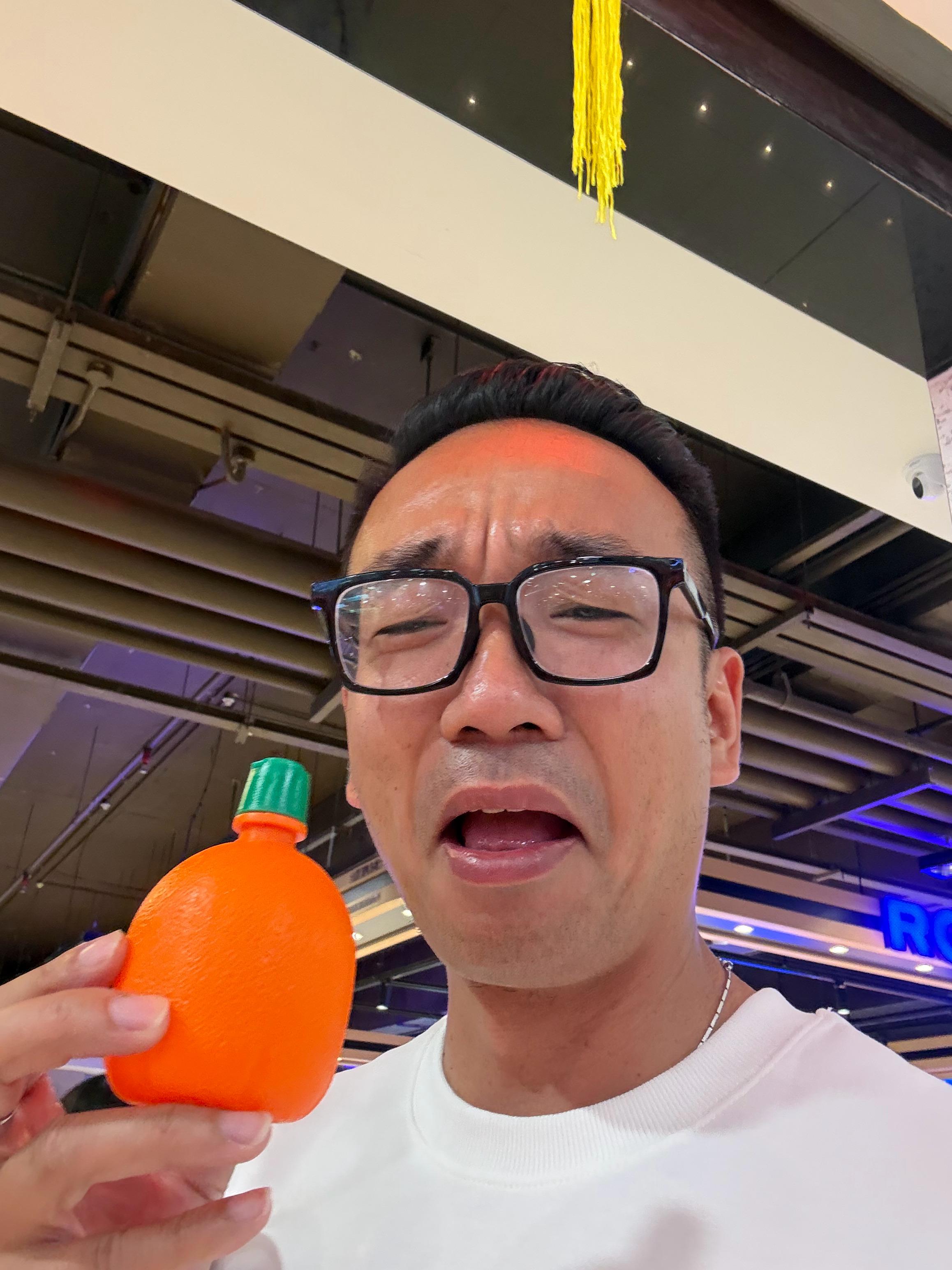 我以为这个是橙汁，结果一喝