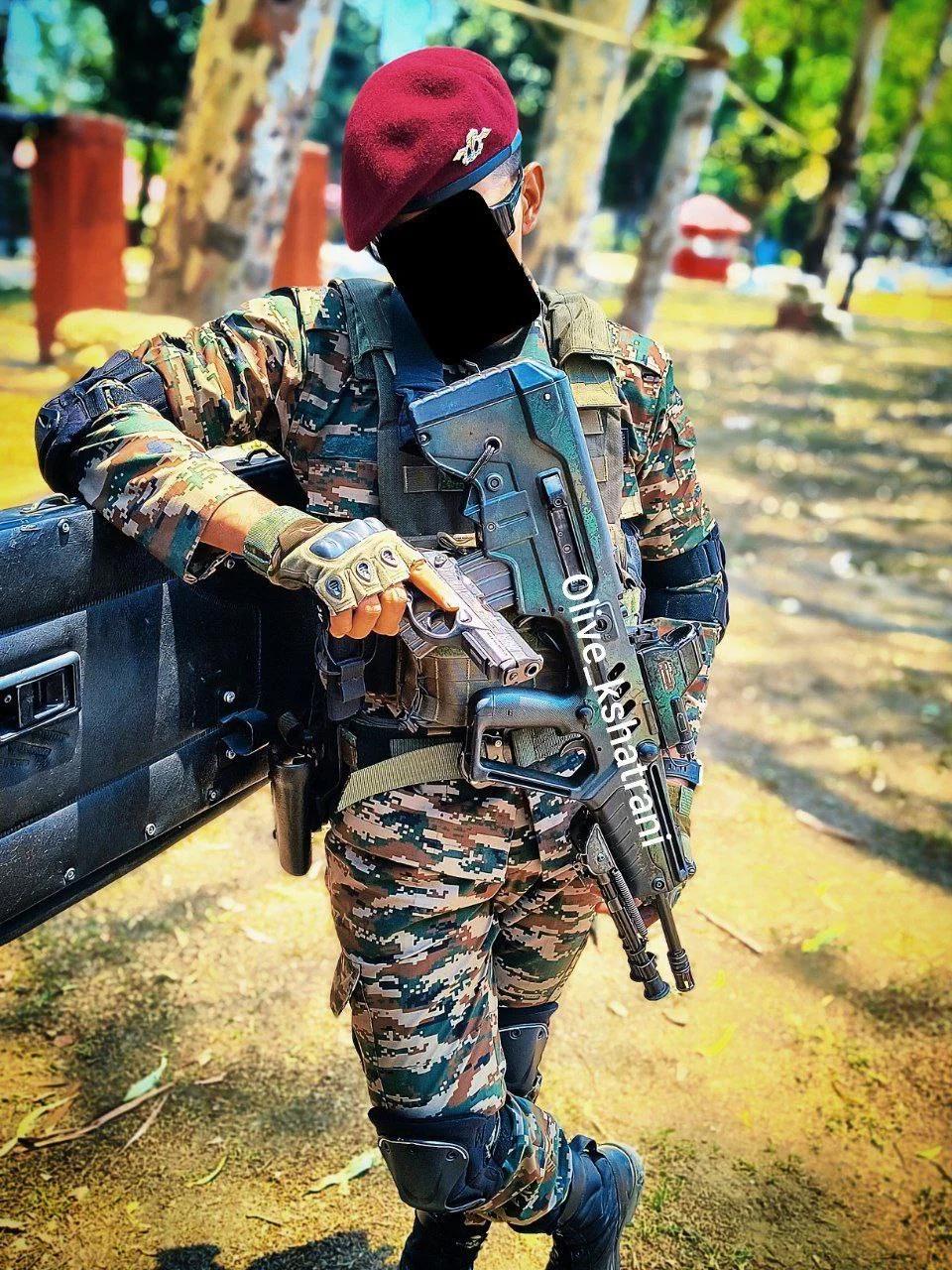 印度特种部队士兵