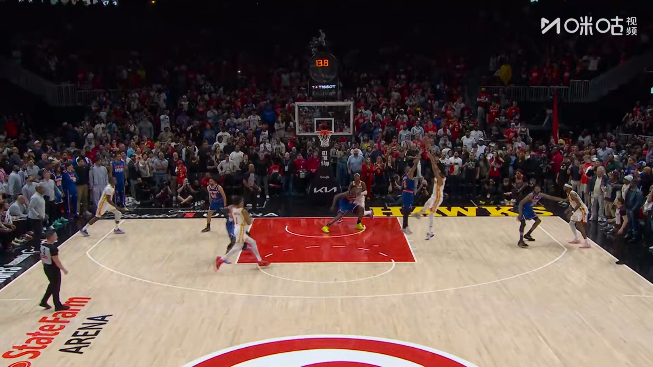 大心脏CJ，中投反超，轮到尼克斯绝杀了