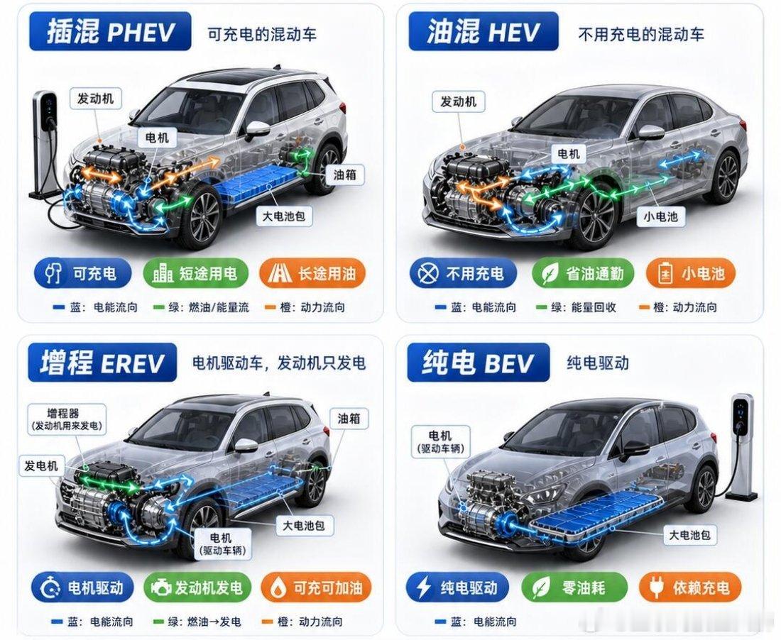 现在买车增程还是纯电2026年了还在纠结增程还是纯电？其实答案就一句话：有桩选纯