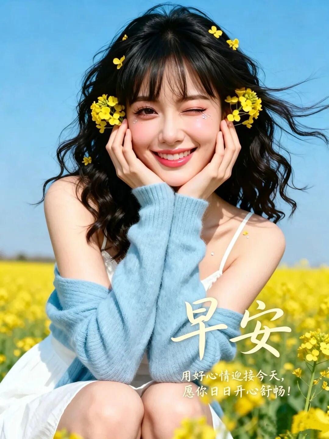 日岀无言有阳光，花开无语一片香，文字无声送真情，问候无音送安康，不求天天都风光，