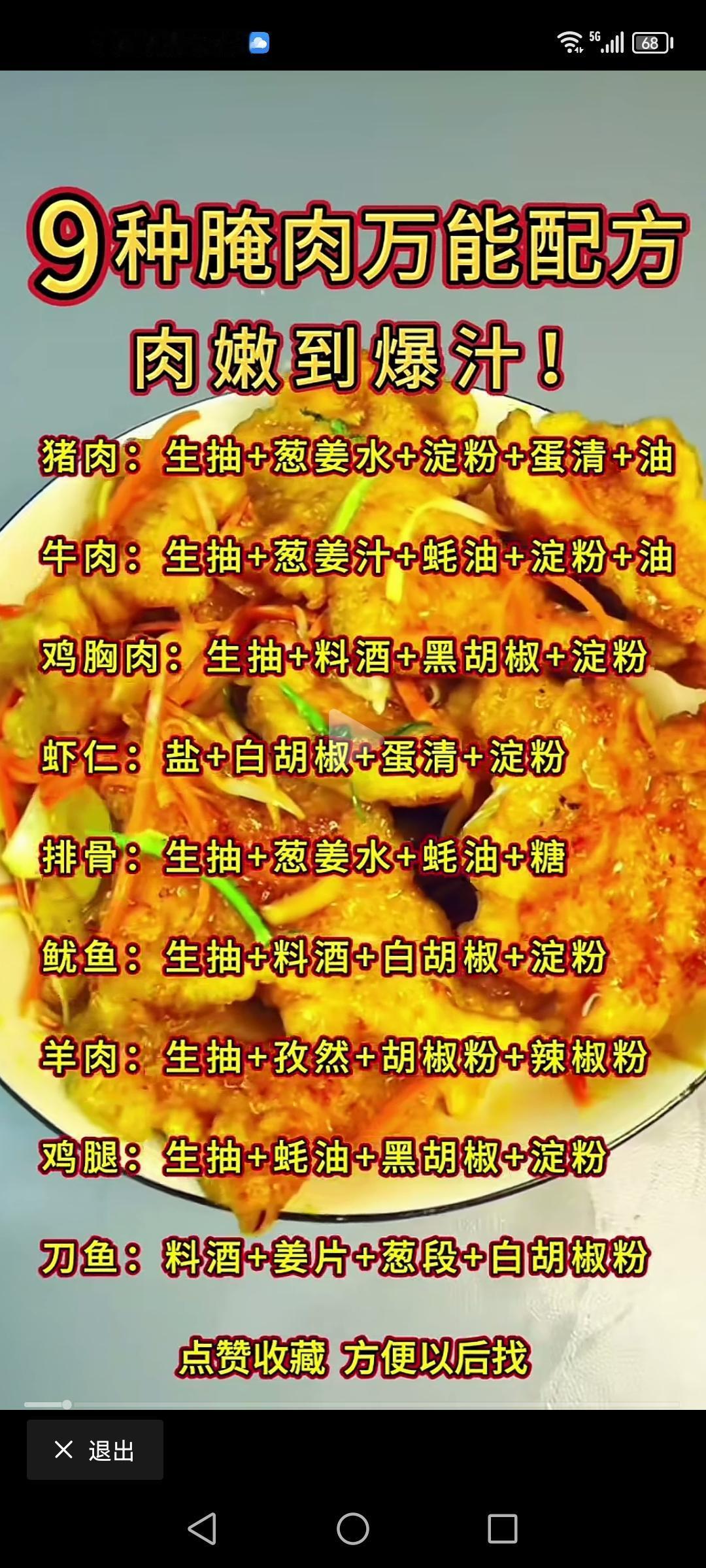 9种腌肉万能配方肉嫩到爆汁，香酥土豆丝饼配方，炒粉炒饭配方，