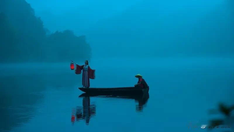 看到“一山一水一风景”这个上联，一下子就被那种简约又唯美的意境吸引了。它用三个“