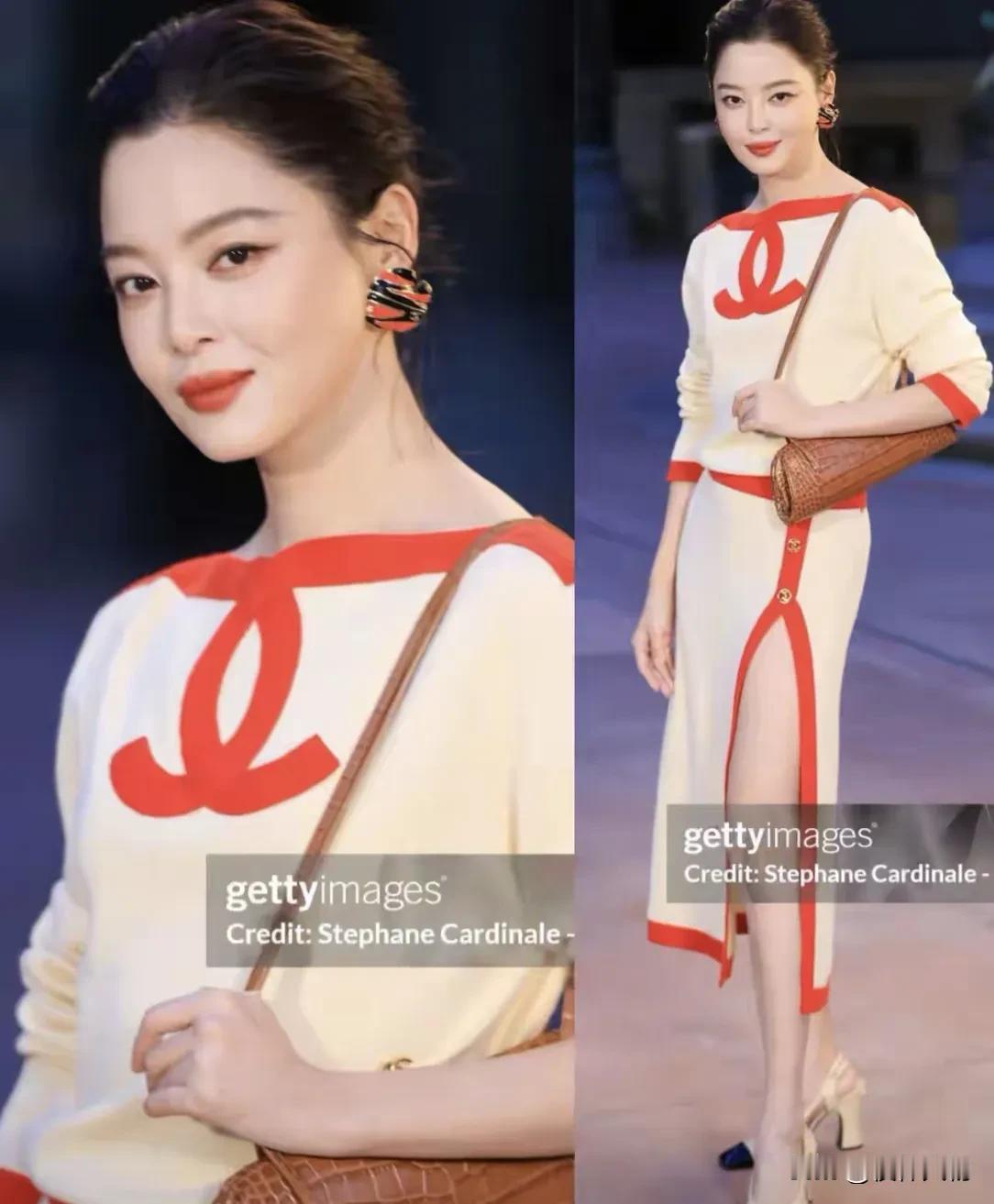 辛芷蕾惊艳巴黎时装周，香奈儿太惹眼，胸前顶着大logo。高奢大牌“丑衣服”都卖给