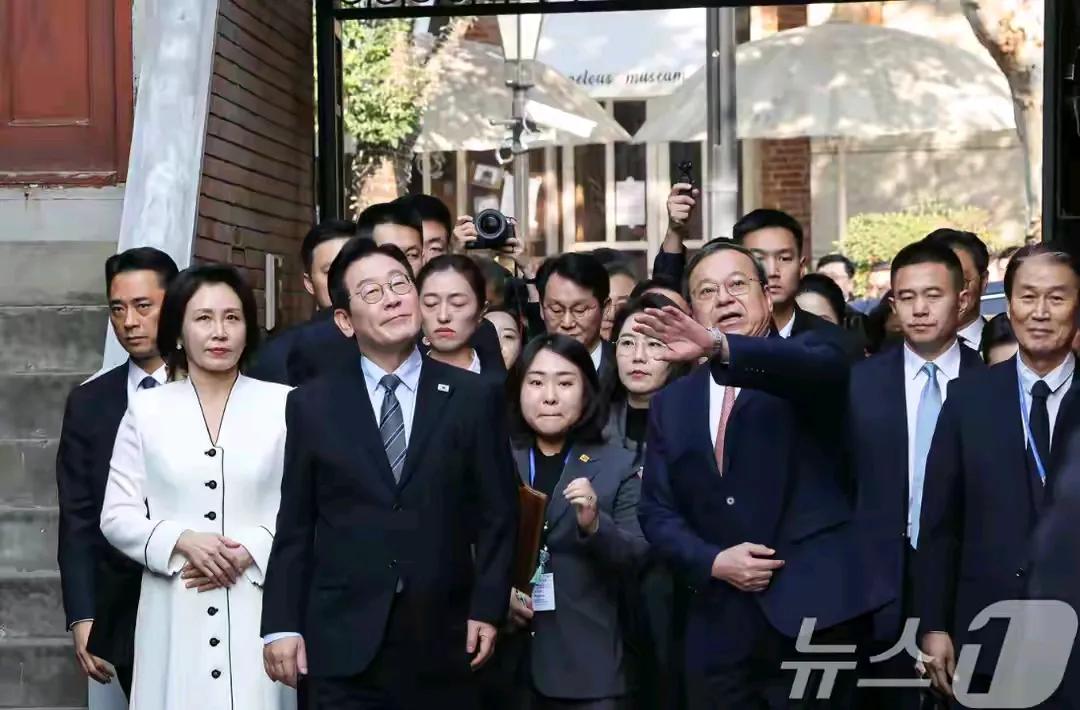 韩国总统李在明参观上海马当路的大韩民国临时旧址，这里是韩国独立运动的诞生地，重要