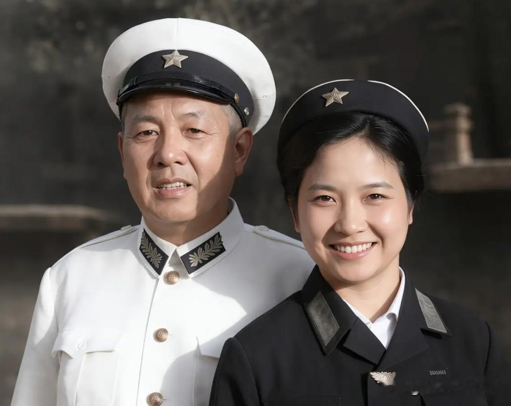 时年48岁的开国上将海军政委。1959年，在观看国庆十周年海军文艺晚会上，与时年