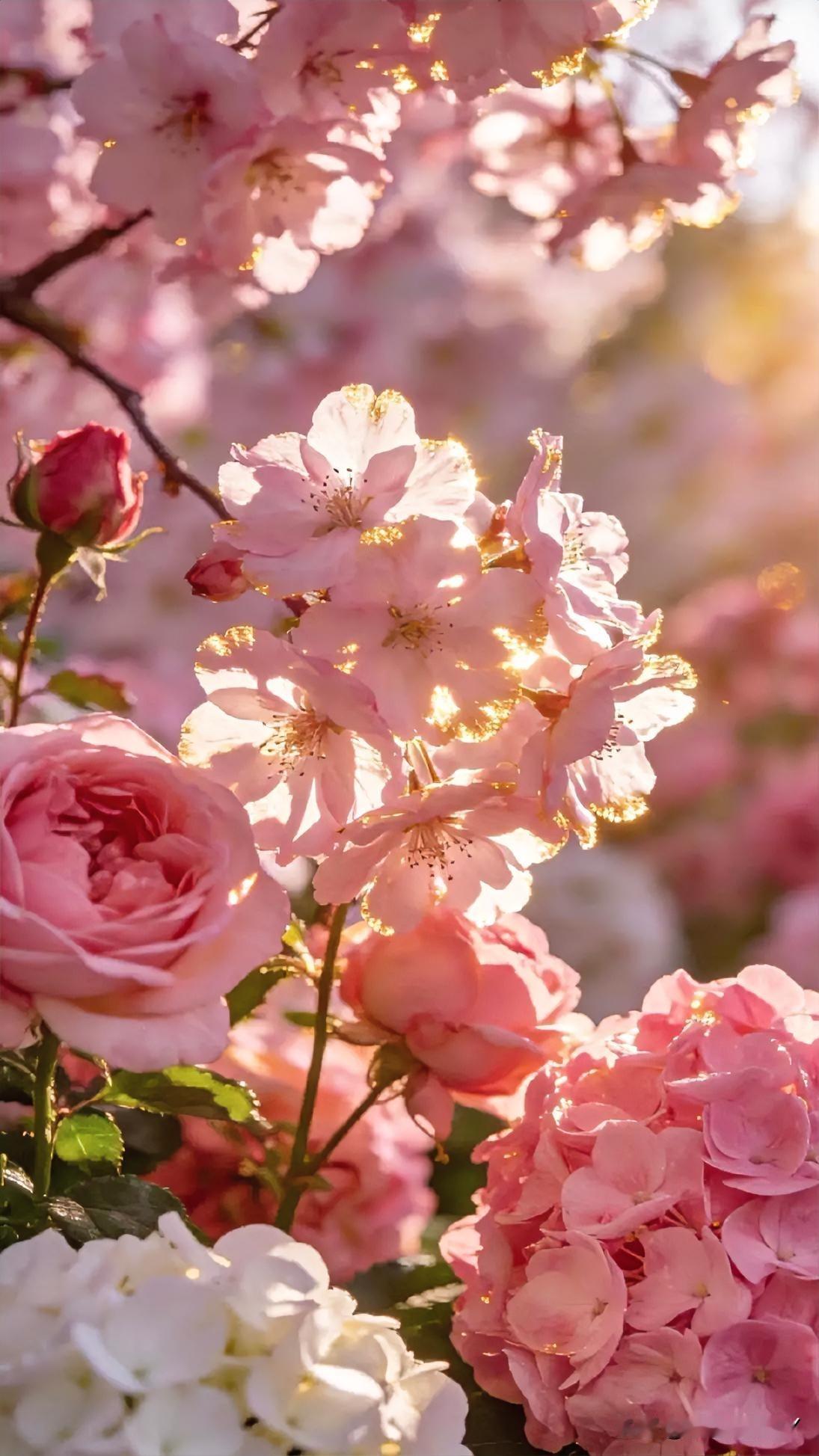四月桃花爆棚！不用追光，对的人正踏风向你赶来！春天就是要甜，爱情就是要暖，四