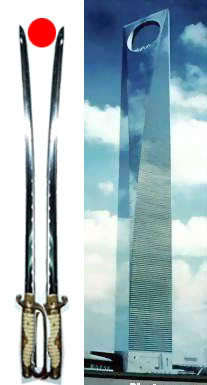 记录者那些年，中国人特别迷信洋人，花大价钱买洋人的图纸，建了一大堆不伦不类的“