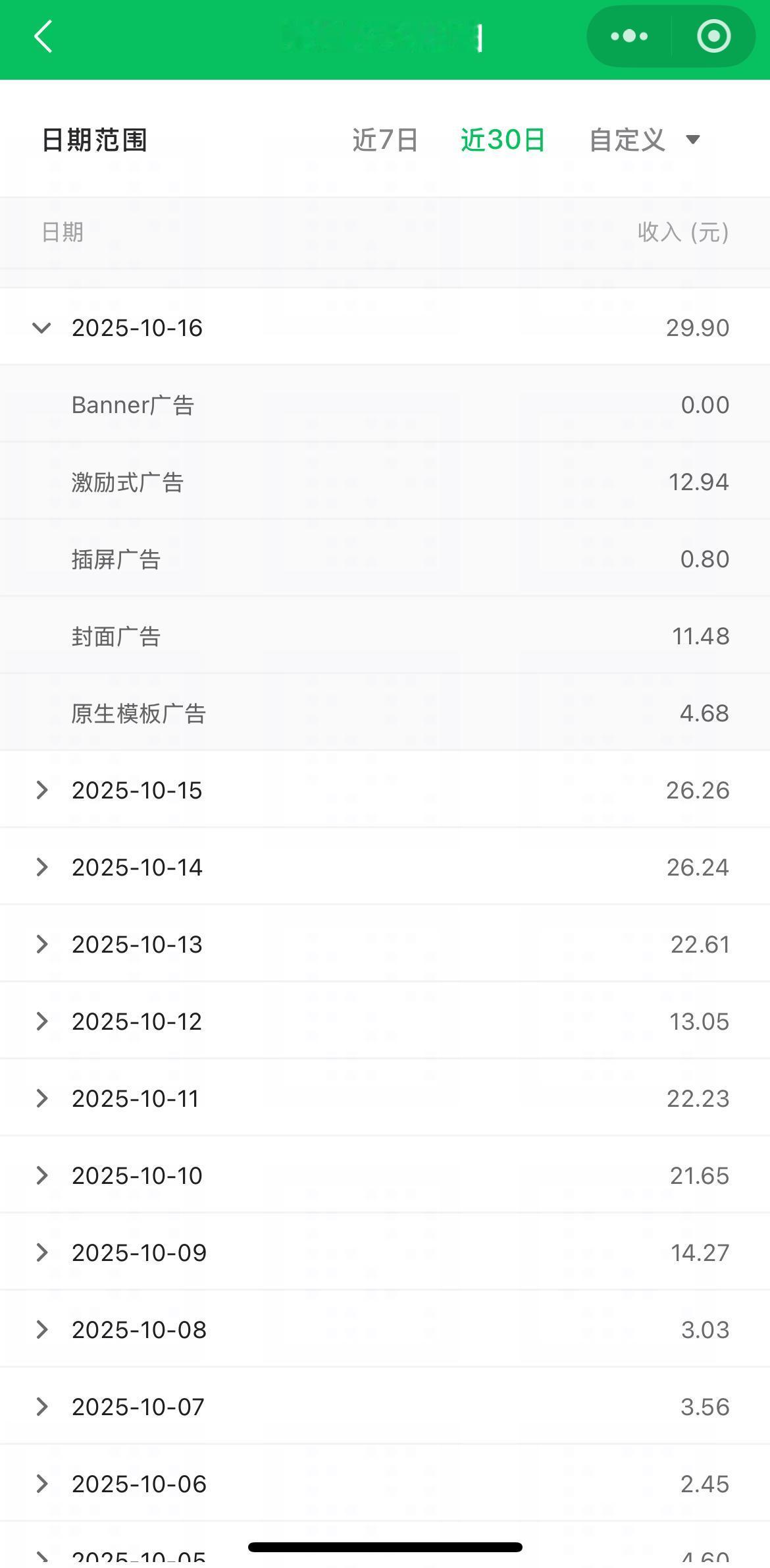 最近在工作之余做点小创业开发了几款小程序。每天几十块收入吧。刚开始推广期，