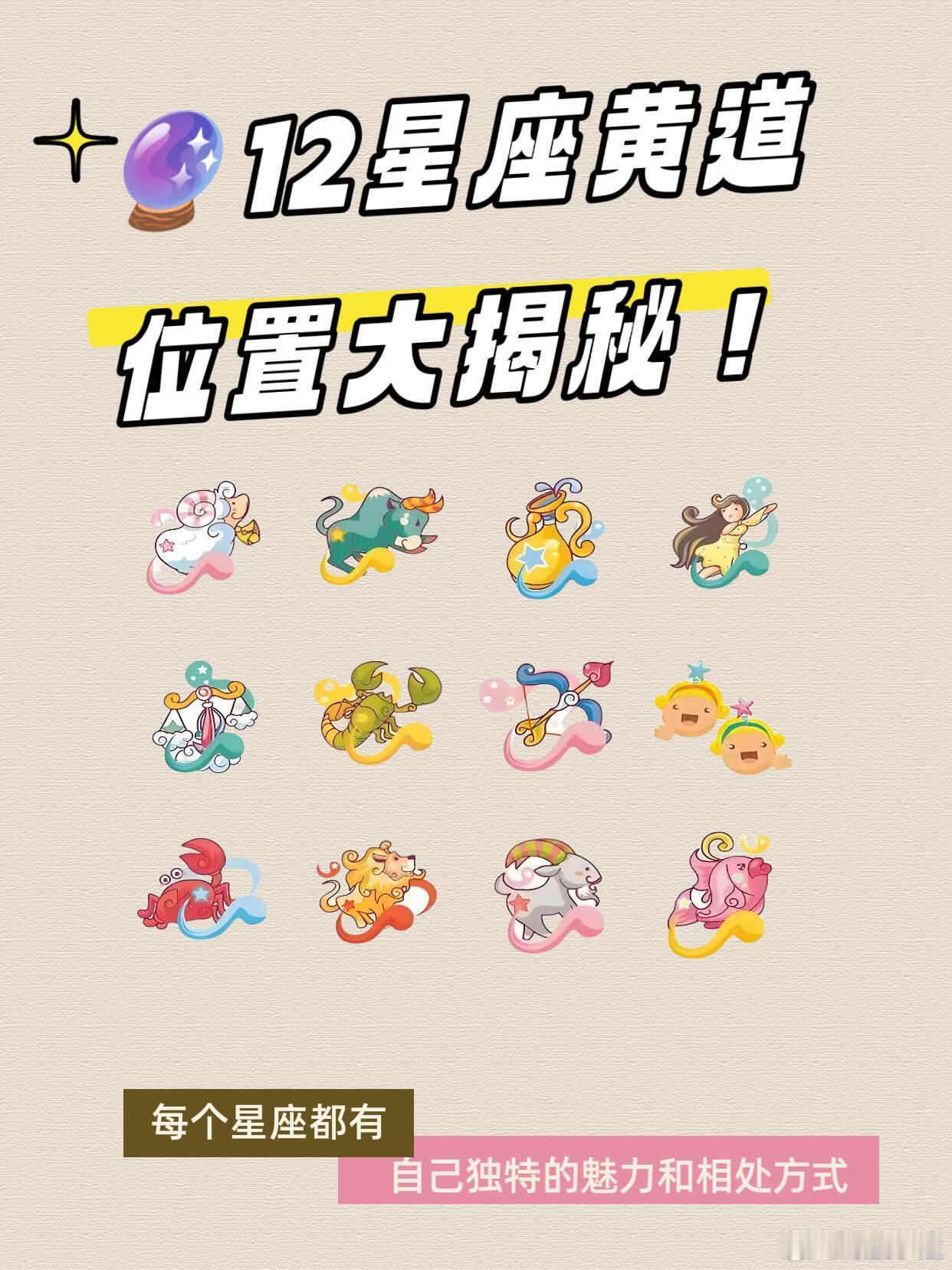 星座、十二星座12星座黄道位置大揭秘！12星座的守护星、黄经、性格标签全解析白羊