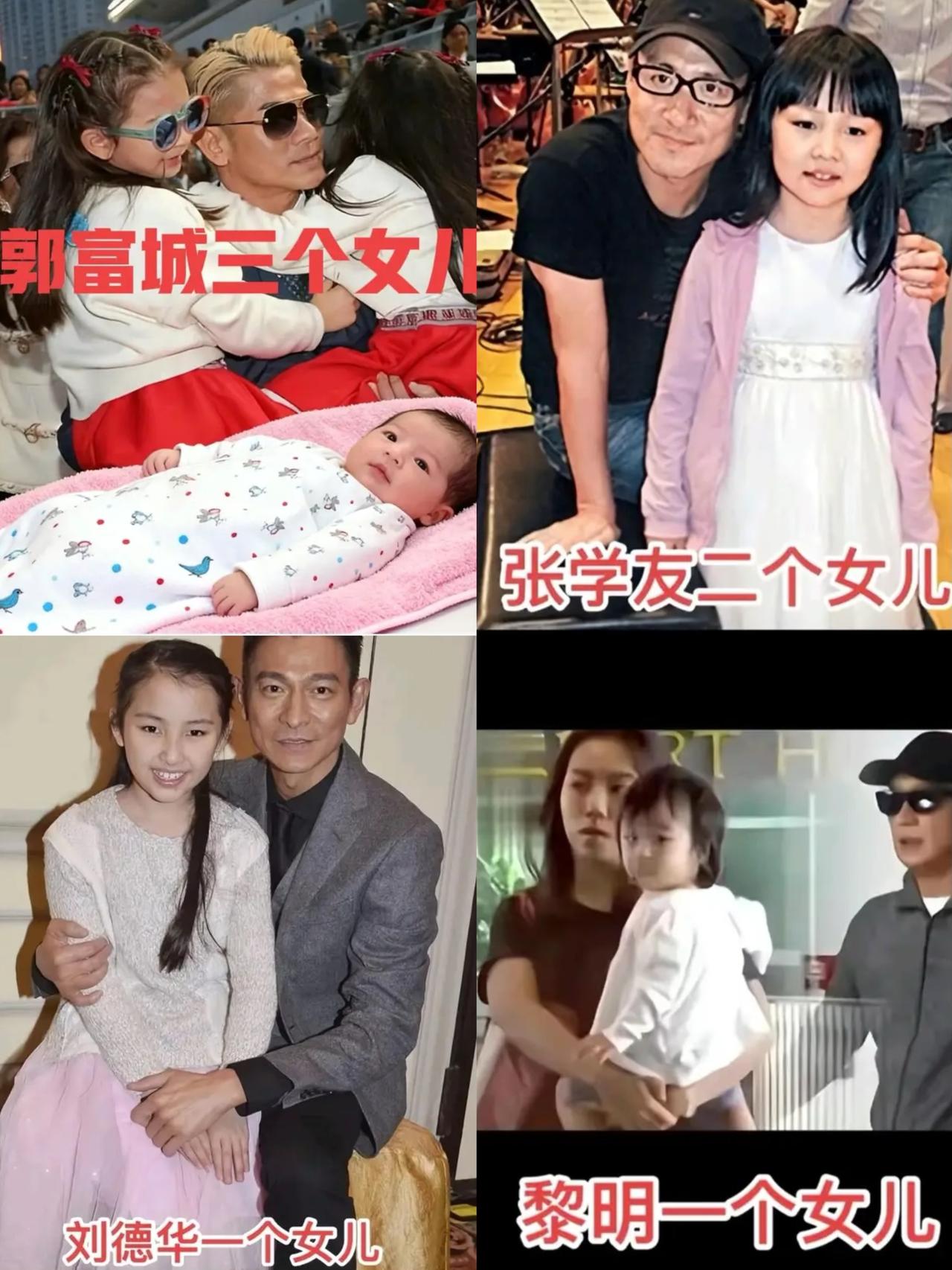 郭富城的三个千金老大郭咏希（Chantelle）老二郭咏萱（Charlott