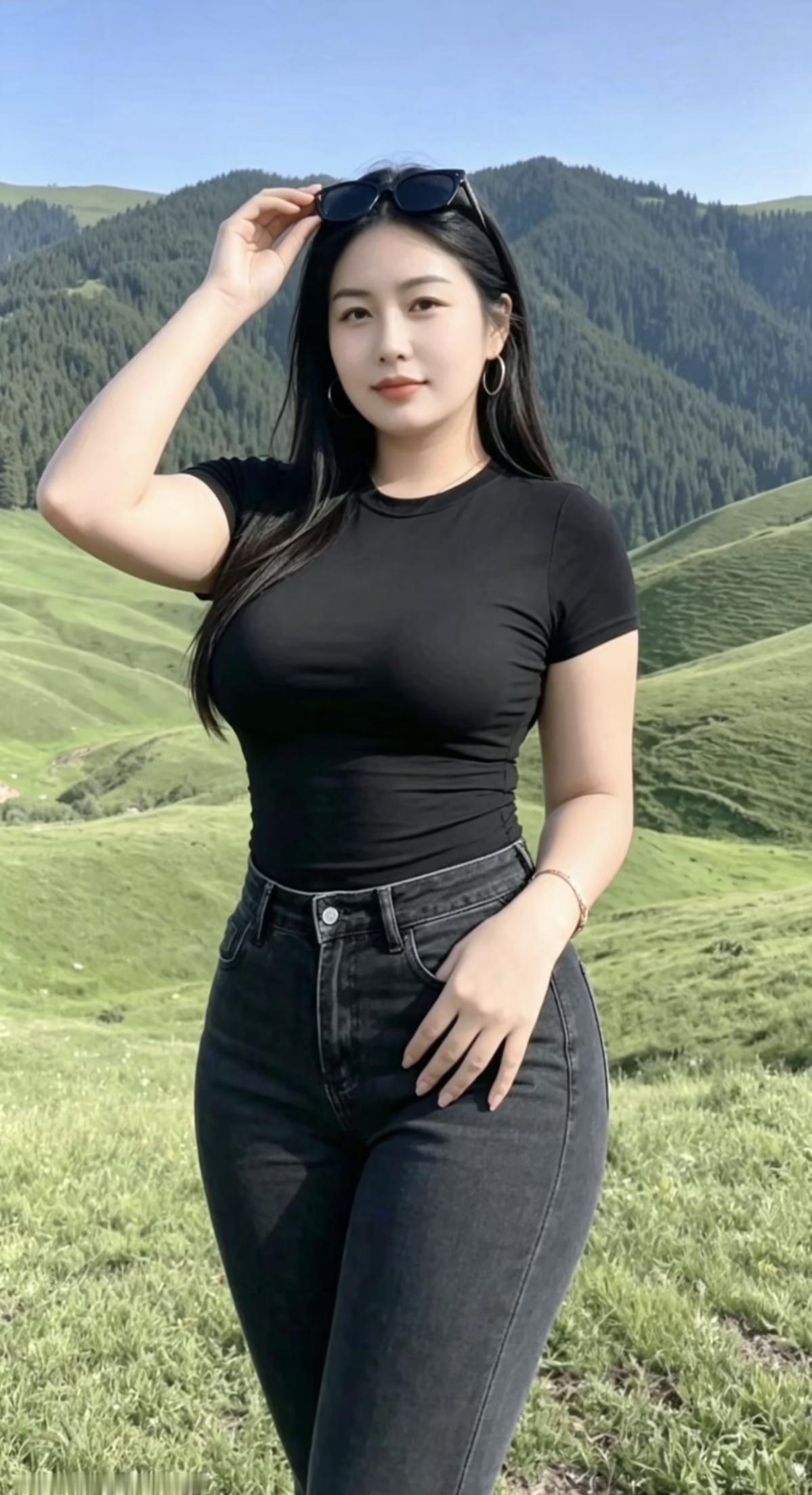 AI生成的这种女人在我们生活中真能见着？