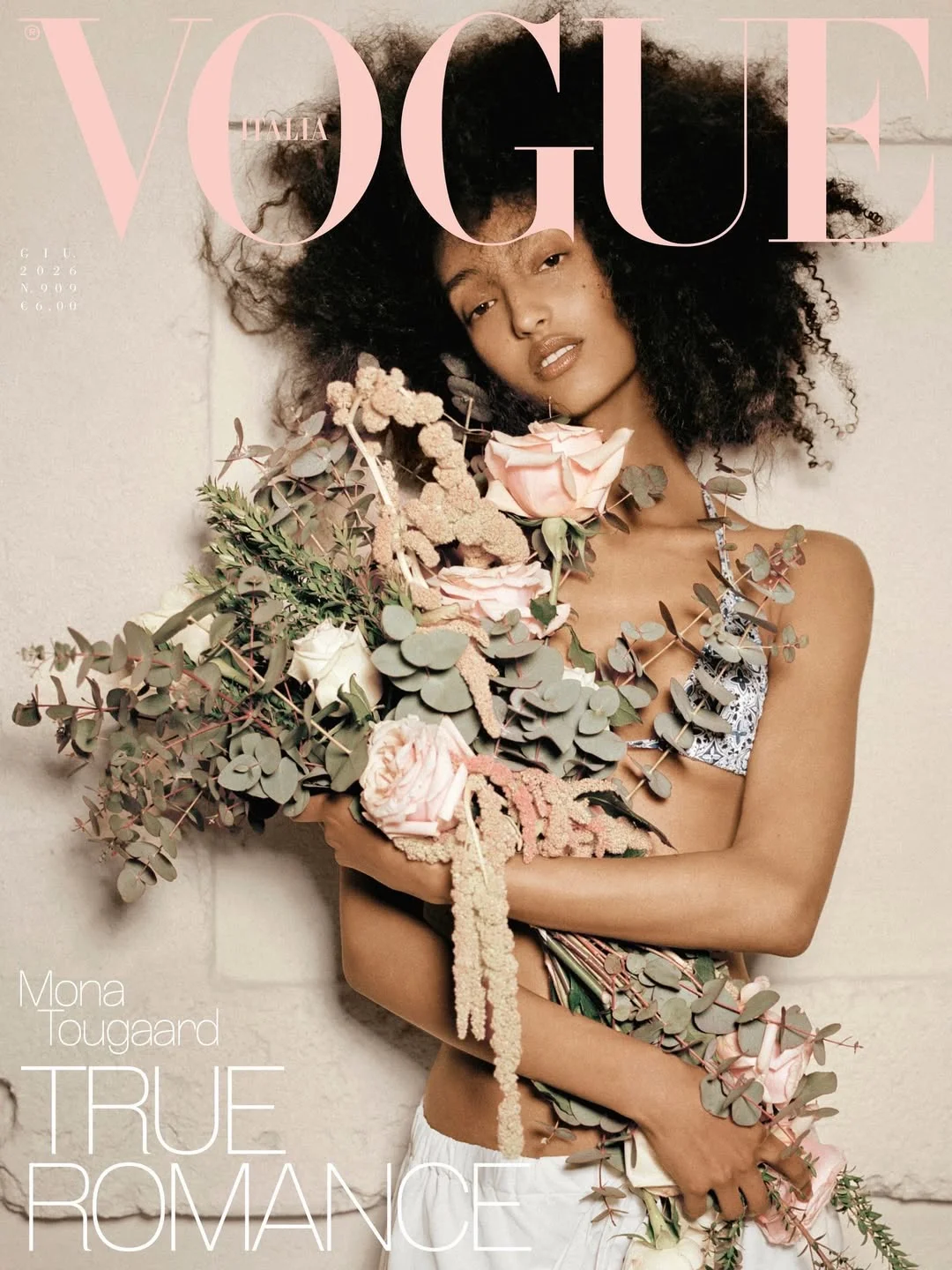 MonaTougaard出镜Vogue Italia六月刊封面