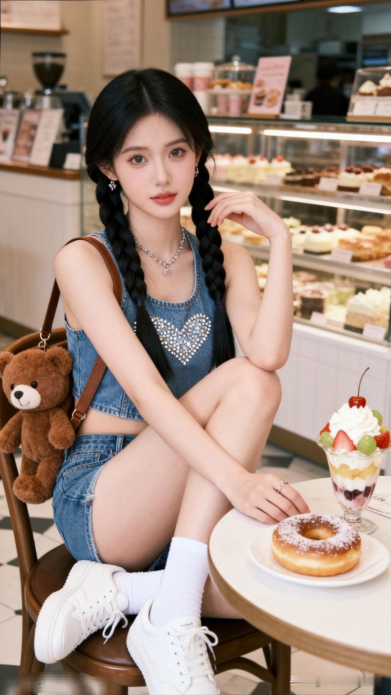 少女心爆棚的甜品店打卡照🍰💖