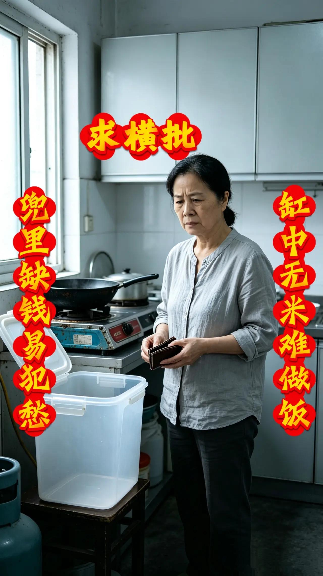 广西大妈写出一副对联，横批空置了200天，无人问津，诚邀各位高手赐墨留香。