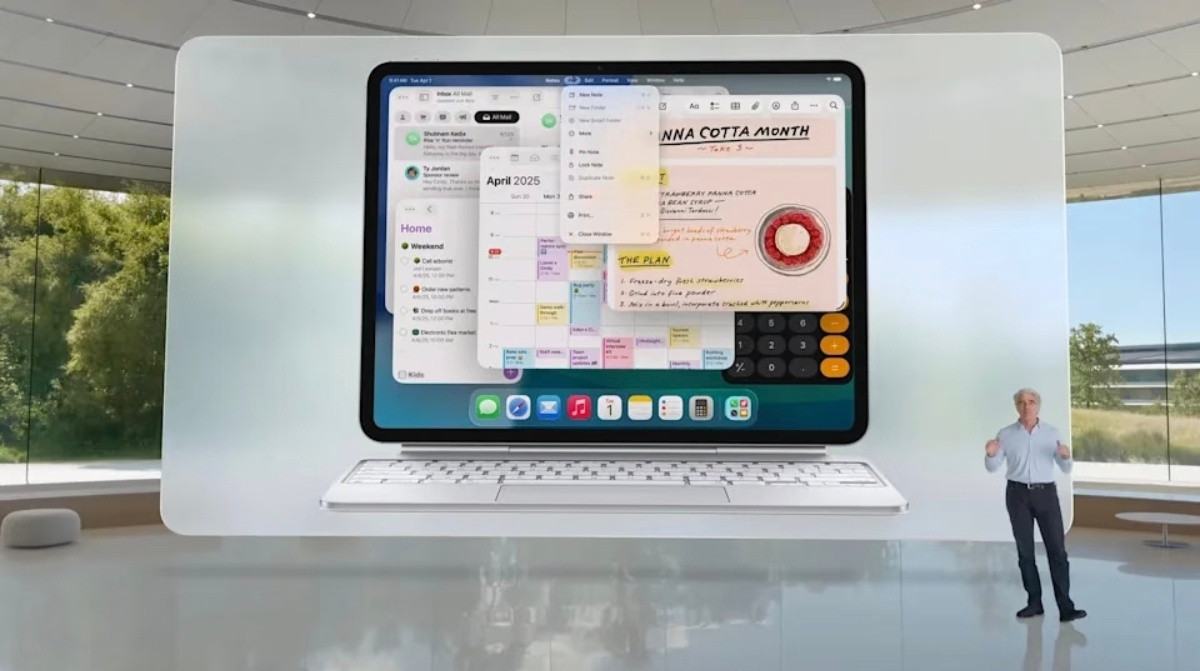 不论是从去年发布的iPadOS26还是更早之前iPad上M芯片，其实就是一个趋