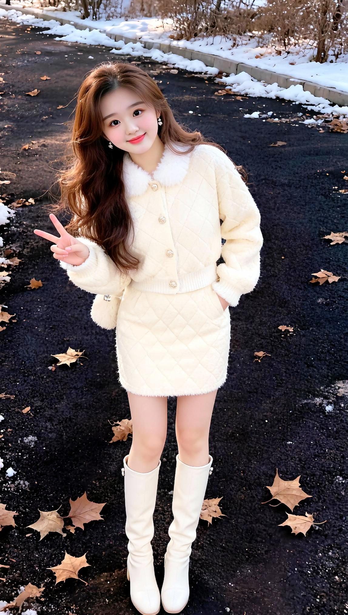 哈喽小姐姐微笑女孩