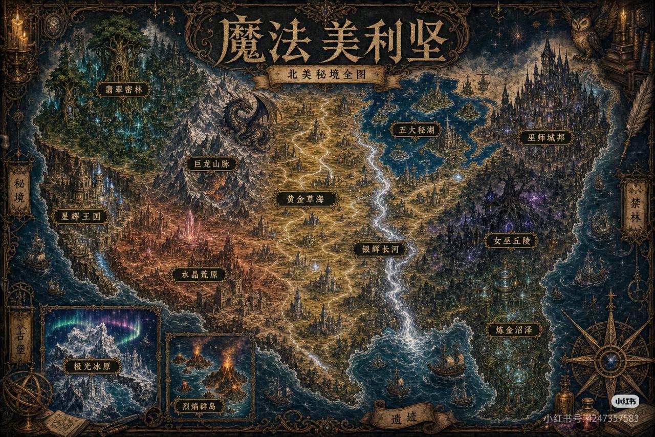 魔法大陆美国地图版本[狗头]