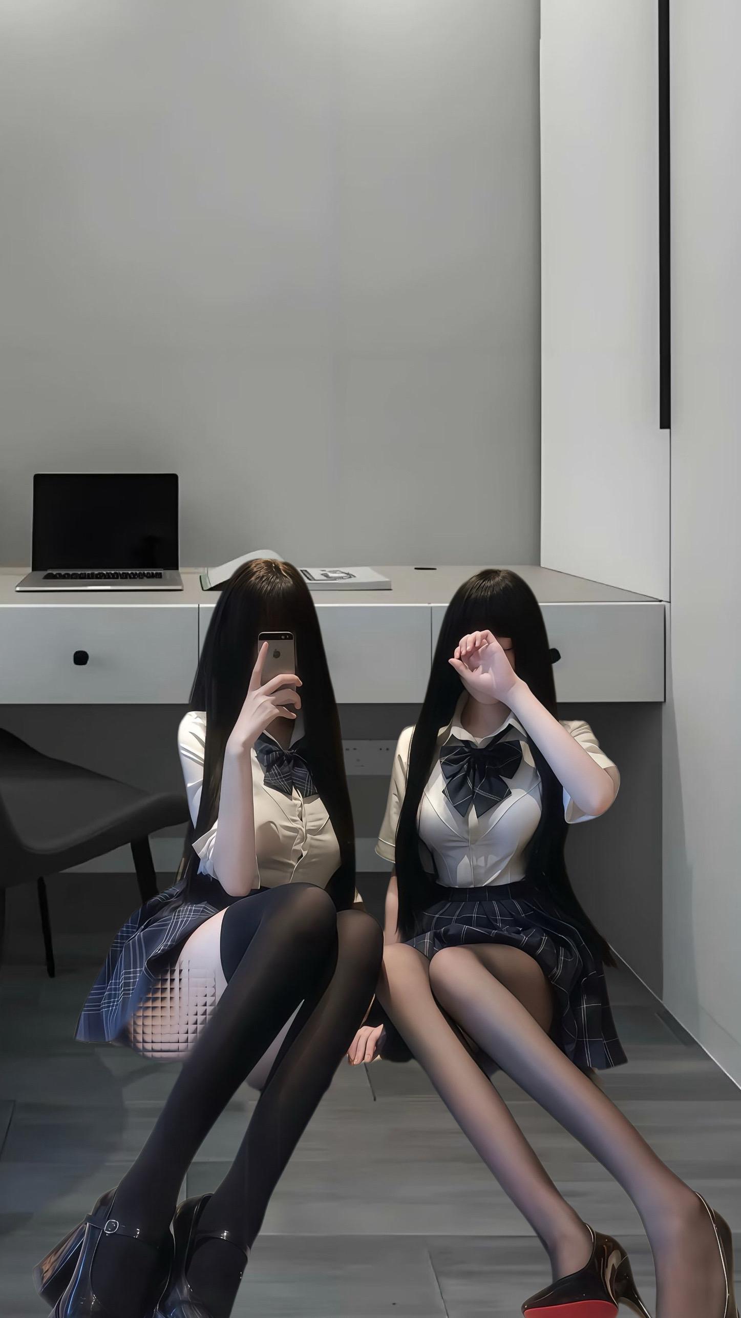 御姐风 黑色系穿搭 jk制服女孩 御姐 你要怎么抵抗我