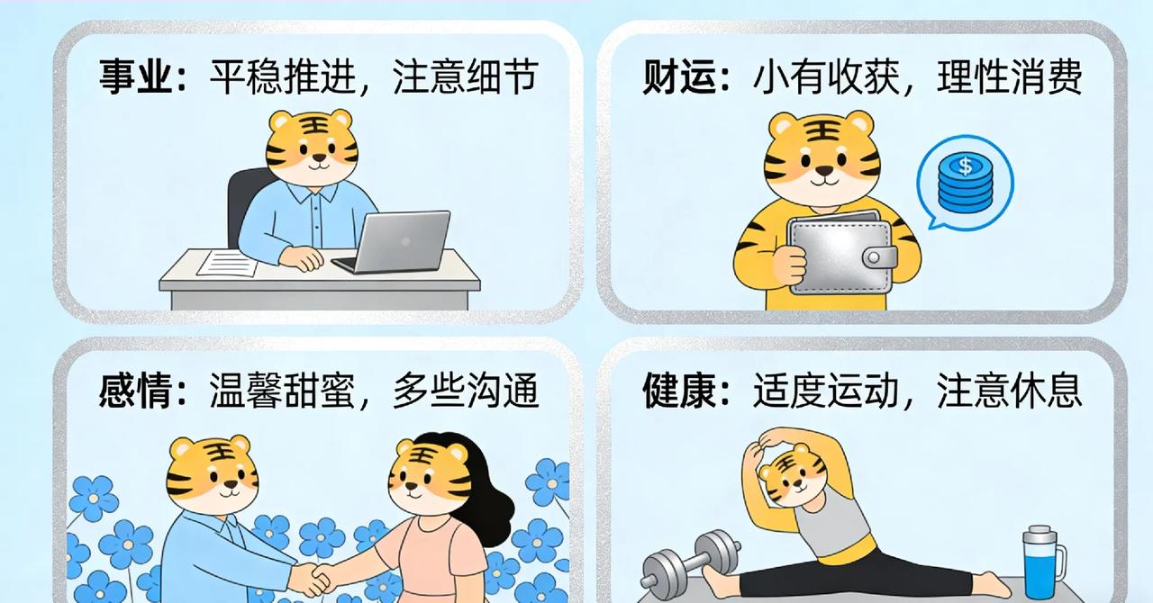 3.28属虎运势！稳中有进，小财小喜都在线3月28日，属虎人整体运势小吉，