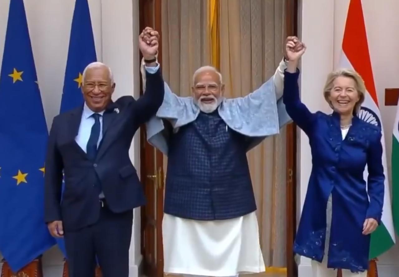 难怪欧洲敢不买俄能源，中方收到一个坏消息：印欧达成自由贸易协定！ 1月27号