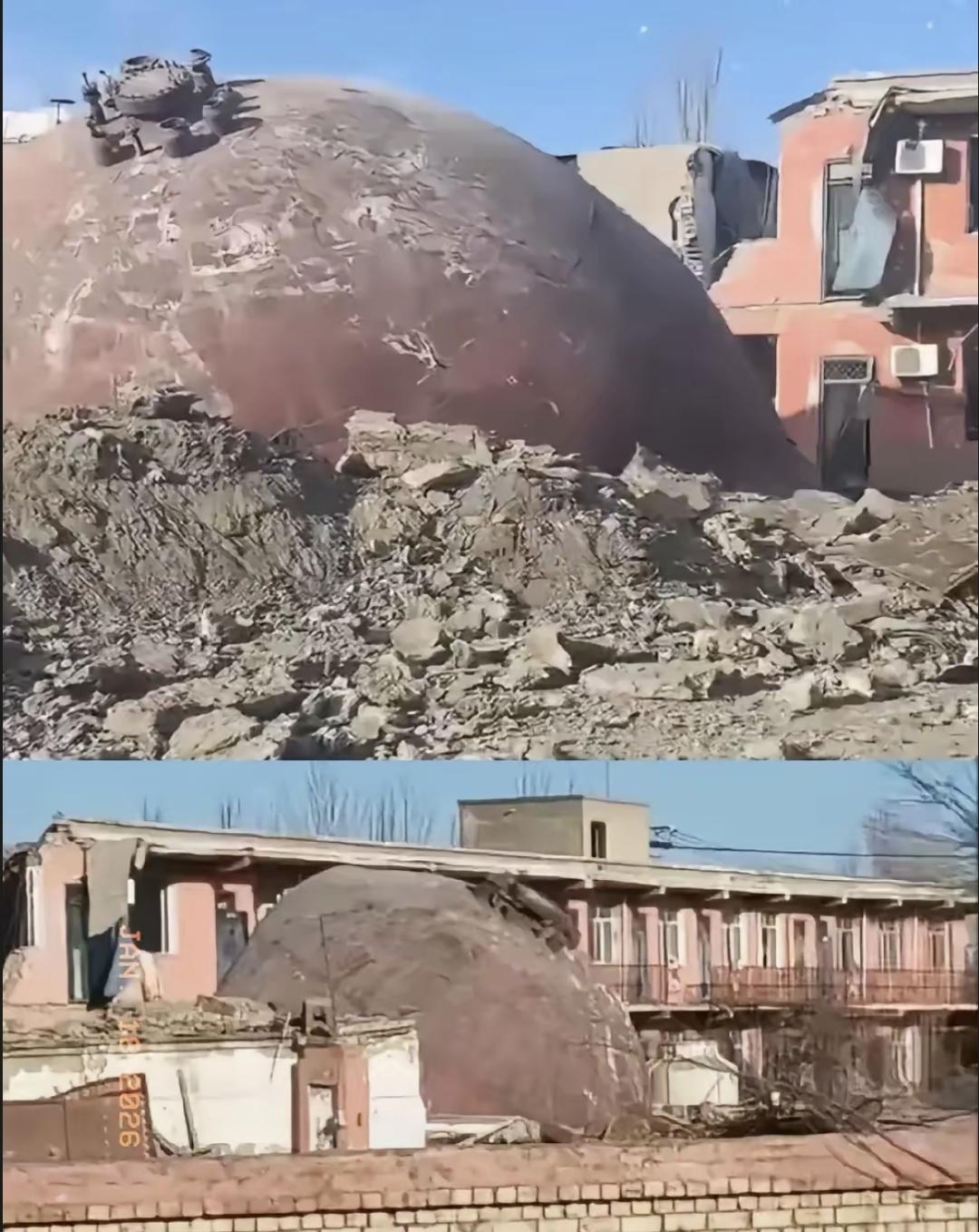 昨天包钢那一下炸得真吓人，整个村子都听见了，跟地震似的。网上都在传什么大铁球从厂