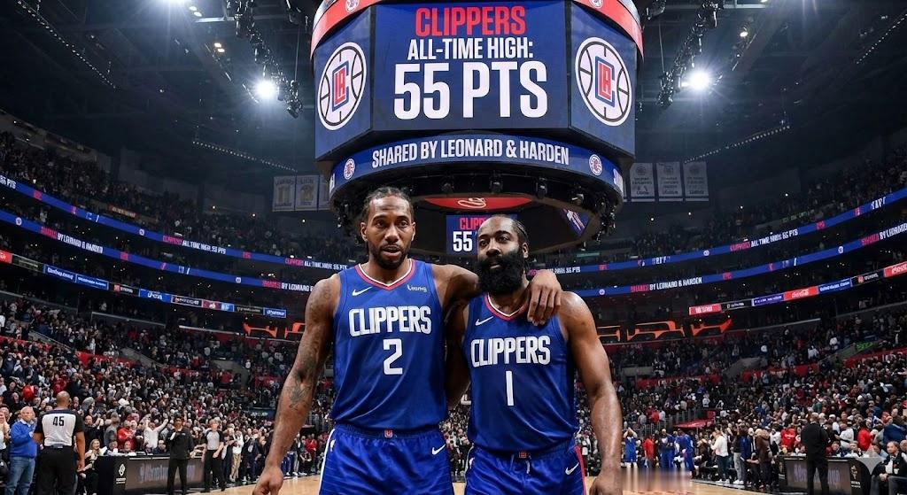 哈登谈到伦纳德的55分：“这让他等了够久了。他在联盟打了多久了？12年、13年还