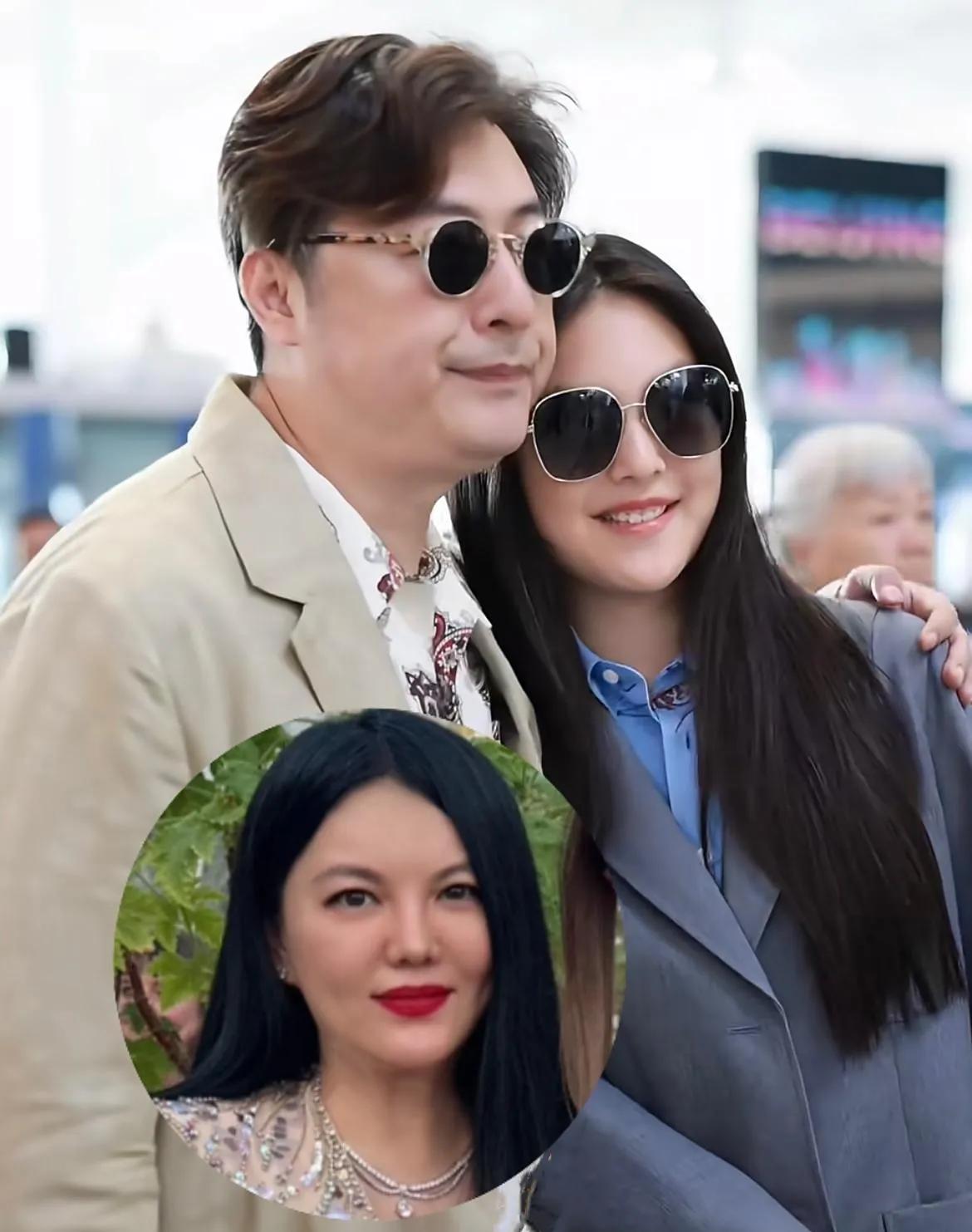 王诗龄简直是年轻版李湘！王岳伦在机场送女儿王诗龄出国上学，画面里王诗龄瘦了