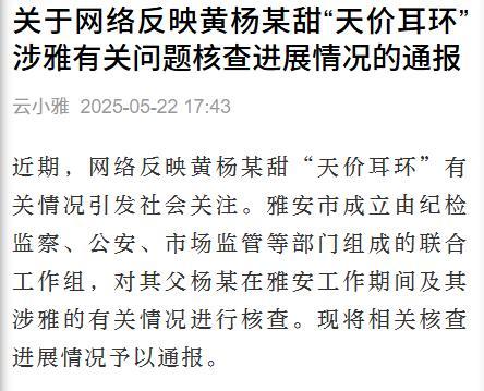 【黄杨钿甜父亲被调查：违规经商与“超生”会承担什么法律后果？】#黄杨钿甜父亲被立