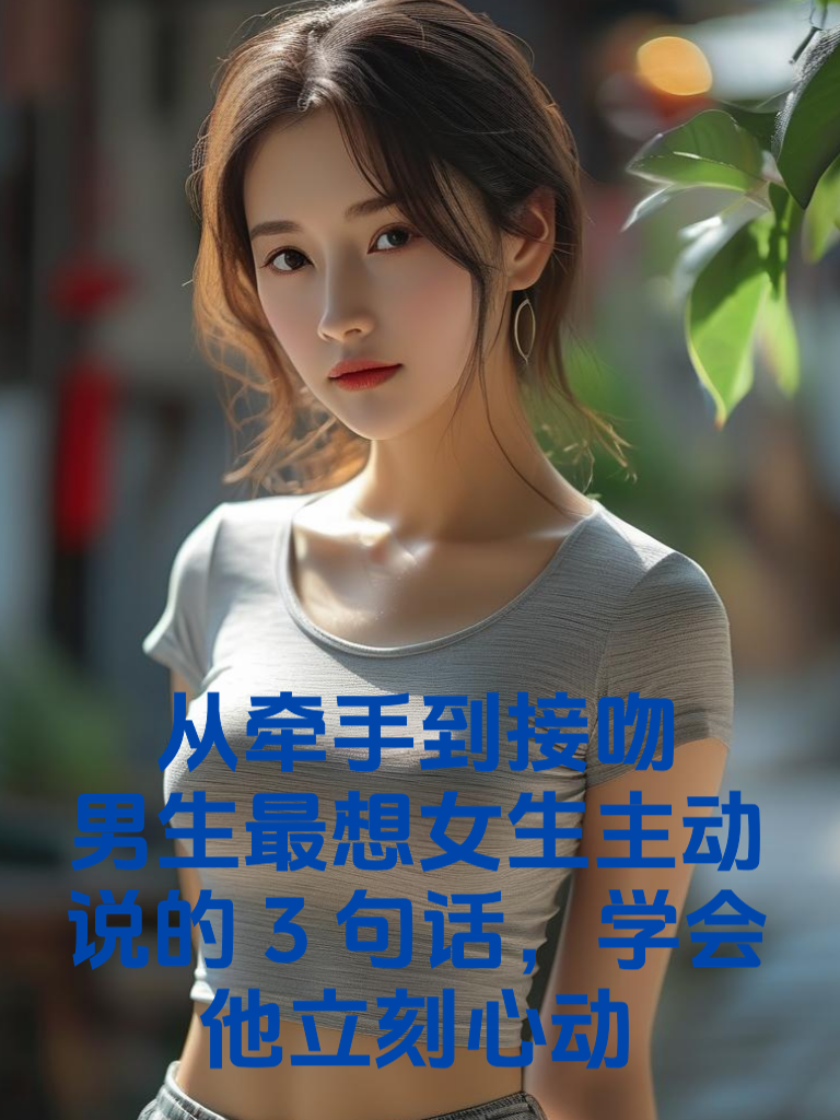 从牵手到接吻：男生最想女生主动说的3句话，学会他立刻心动