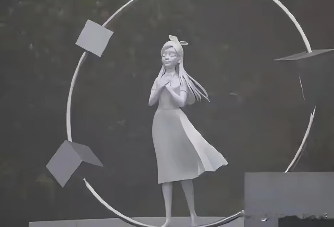 雕像底座字儿太膈应！踩人立深情人设，吃相未免太难看了点？大S忌日具俊晔