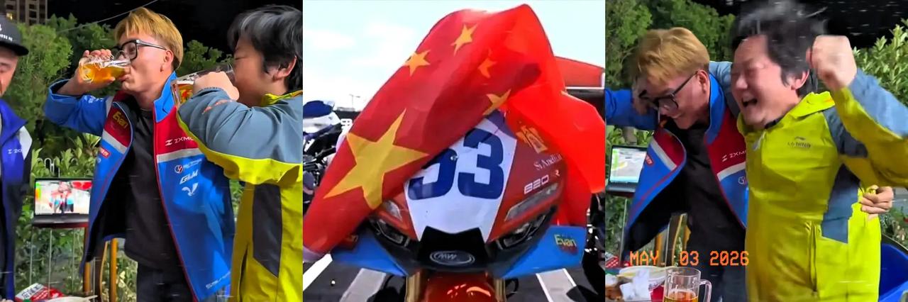 这下咱们可算是把那些“百年豪门”的脸给打了。匈牙利站WSBK比完，以前嘲讽国