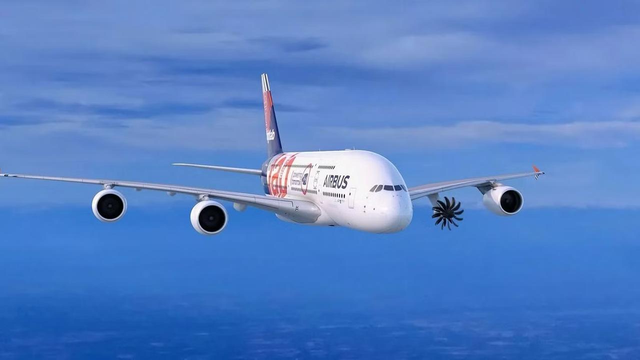退役潮里焕发第二春！全球首架A380变身终极试飞台，测试下一代开式风扇发动机