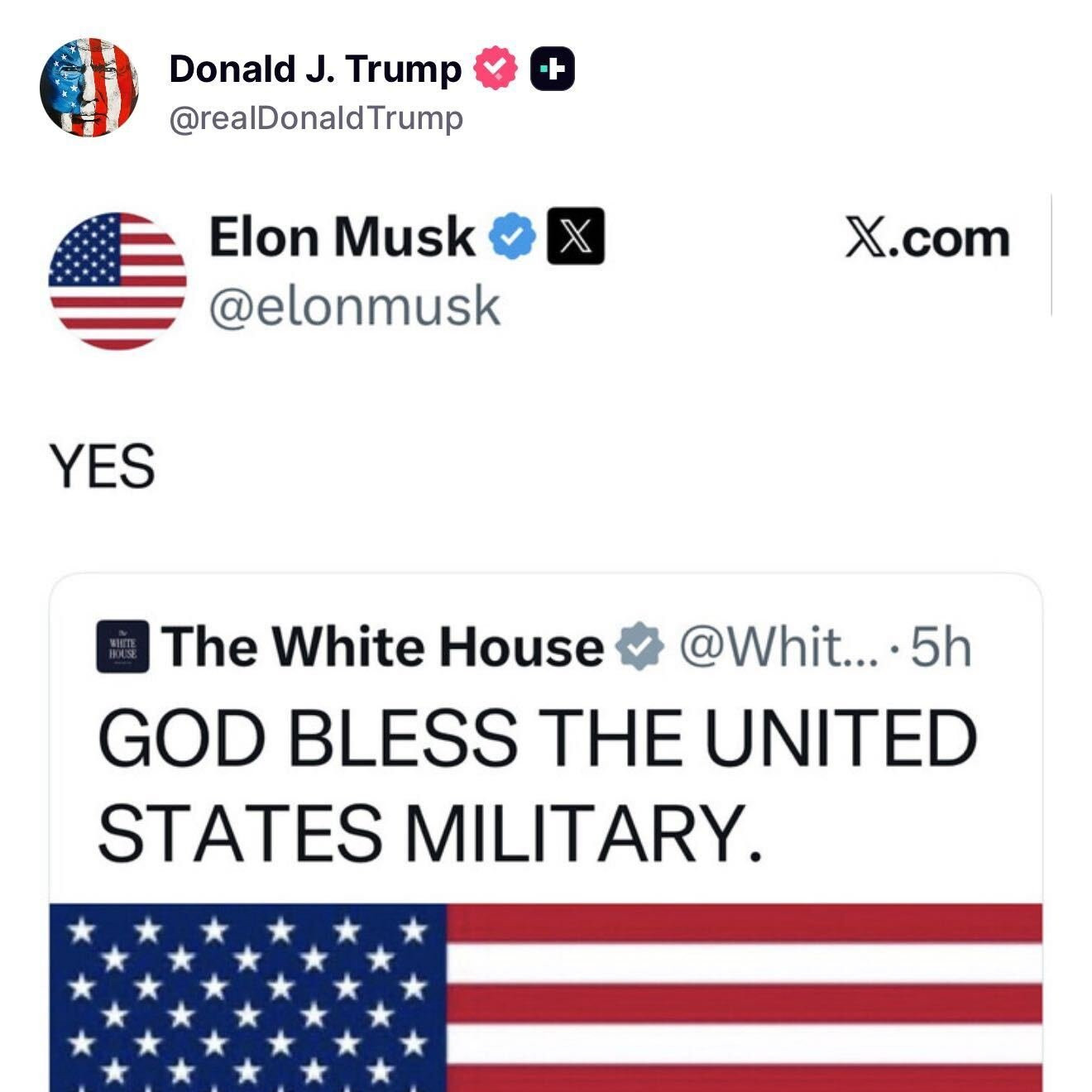 马斯克头像换成了美国国旗，阿川转发马斯克正能量帖，阿川这是趁机和马斯克和解了？