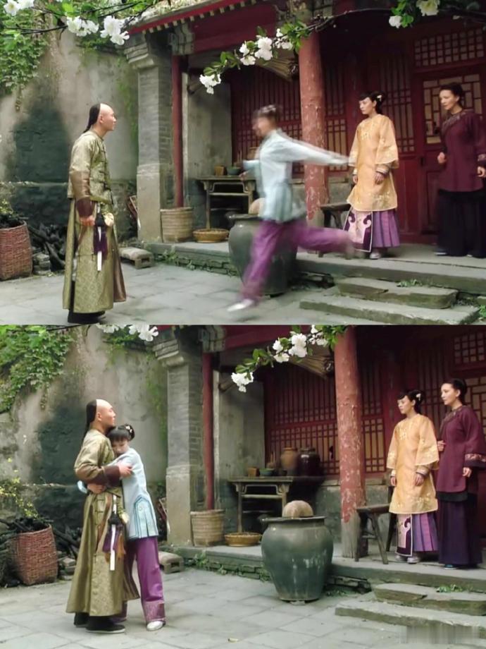 浣碧这一飞把果郡王的脖子前倾都治好了