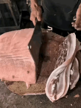 大哥这刀法是真的可以呀。