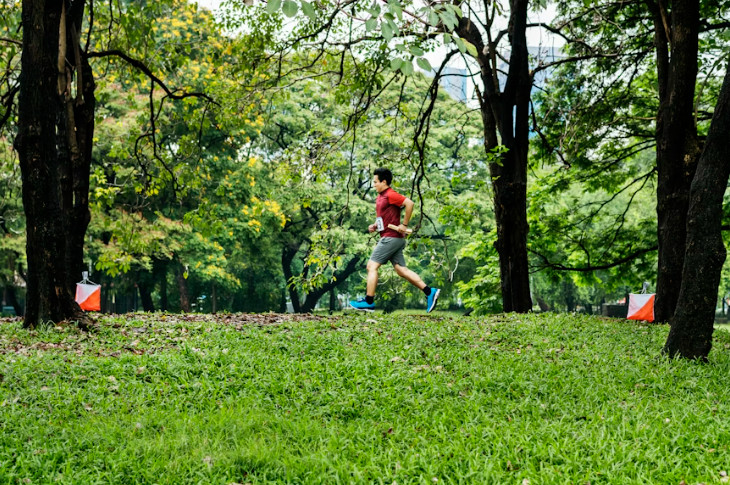 夏天就爱往户外跑，跑跑步、爬爬山。听着风声穿过枝叶，阳光暖洋洋的，满眼...