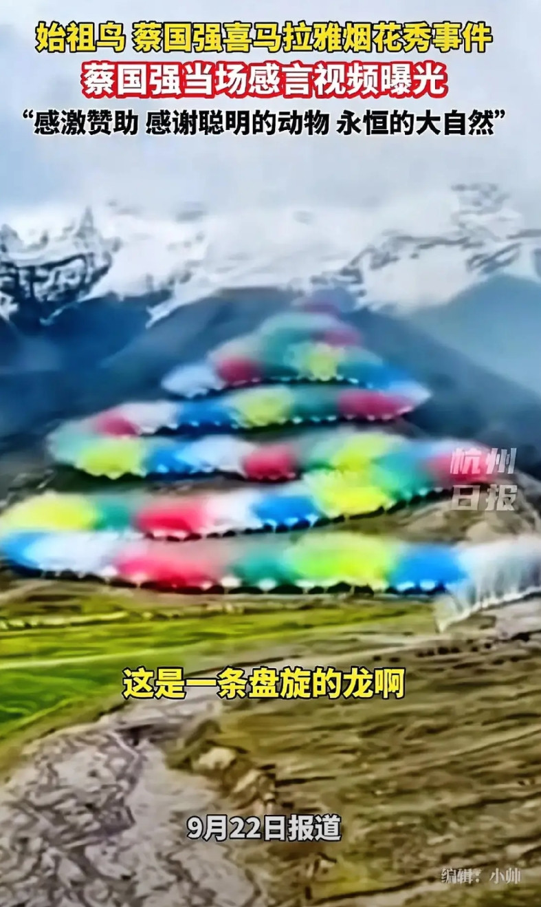 理解不了蔡国强，现在AI这么发达了，为什么不用AI做一场烟花秀？非得要费时费力搬