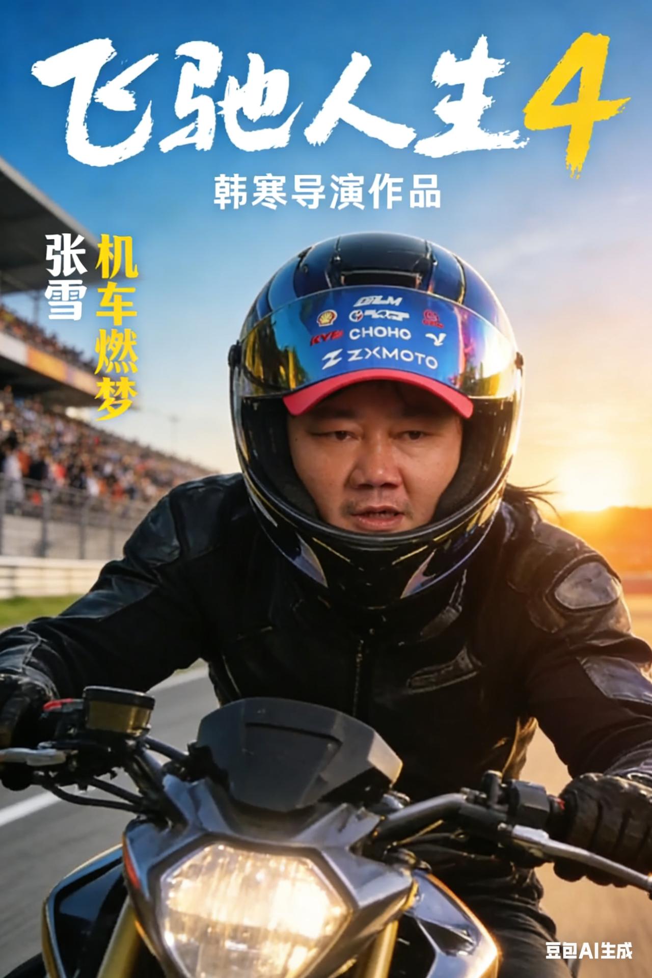 张雪，飞驰人生4，韩寒要找上门合作了，张雪如此励志奋斗经历，活生生现实版的飞驰人