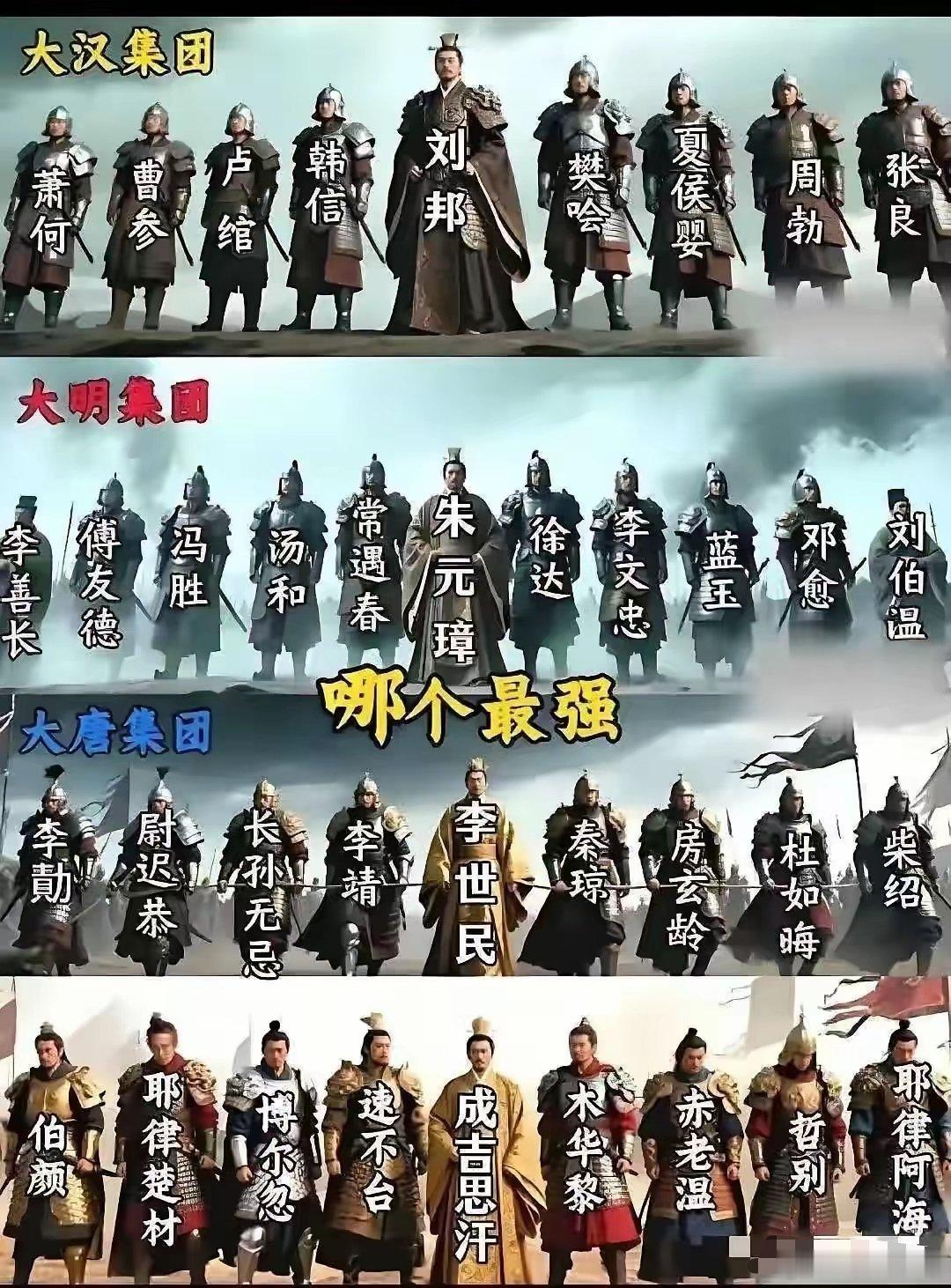 历史的舞台上，英雄豪杰辈出。大汉集团，刘邦携萧何、韩信等，开基立业；大明集团，朱