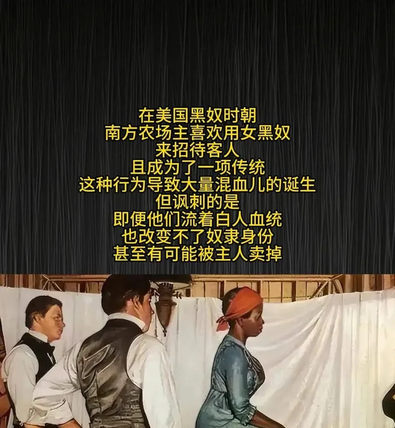 黑奴混血后代命运竟如此悲惨**文章：**