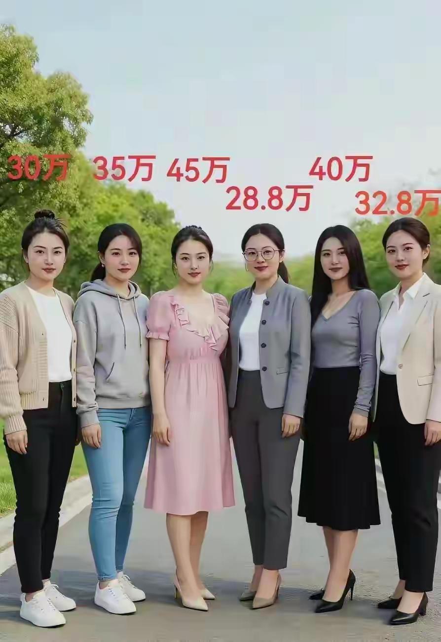 我的个乖乖要彩礼最低的不低于30万，美女们都把自己标到这个价位了，试问有几个普通