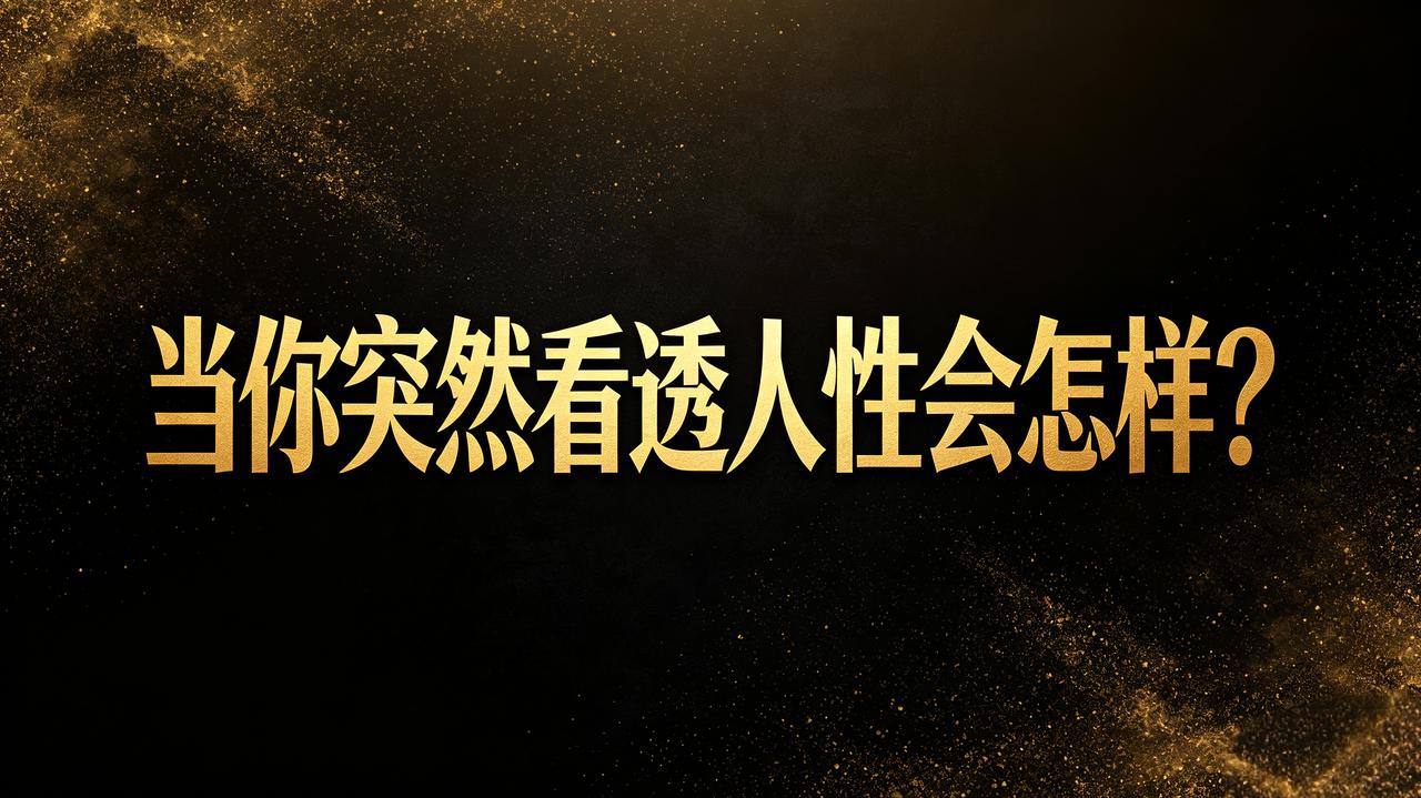 看透人性之后的处世感悟①与人交谈，少讲自己，多倾听别人说话②不是自己出资