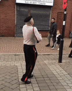 街头出现了奇怪的鸟类