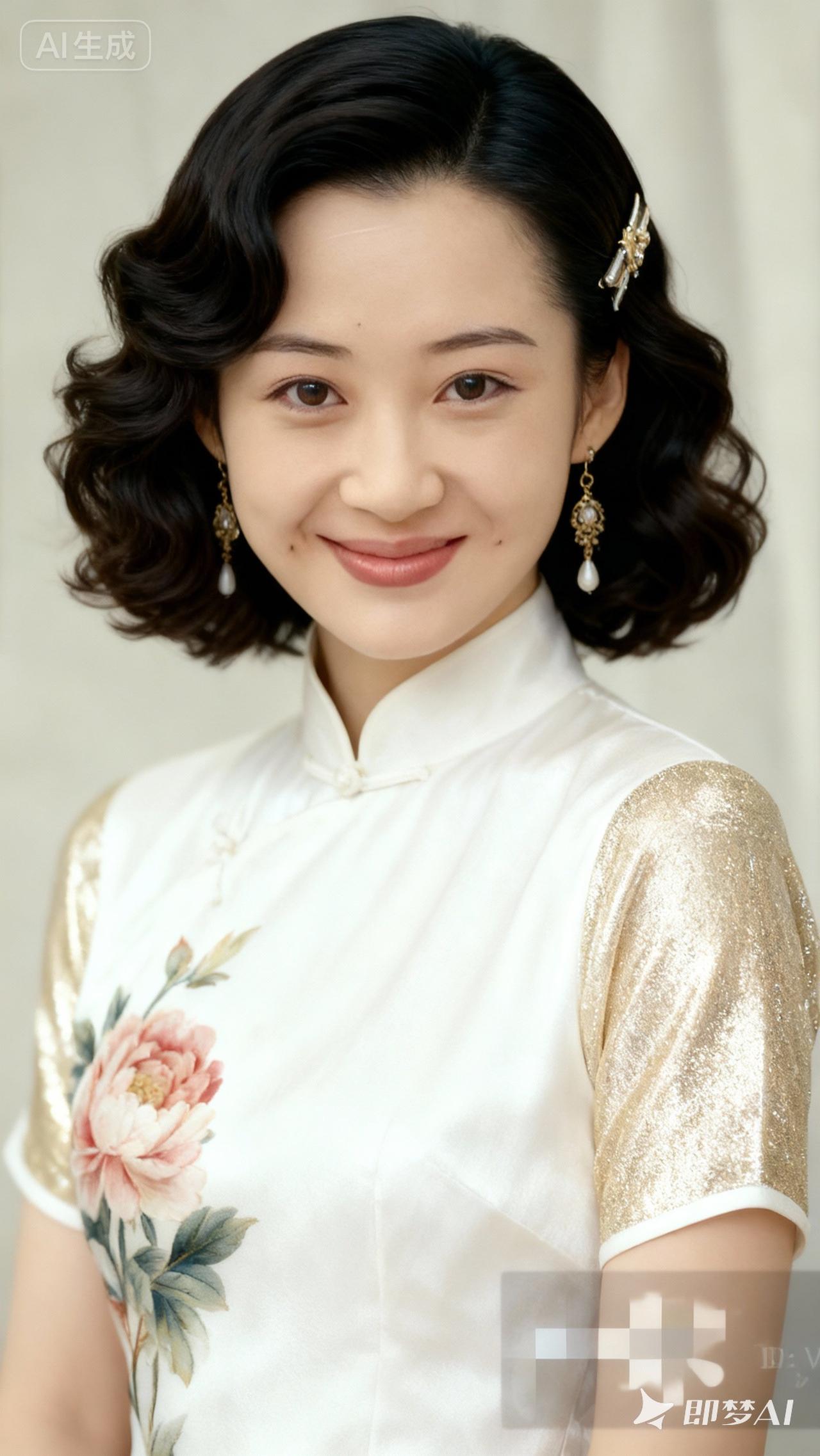 优雅旗袍，复古妆容，韵味十足！