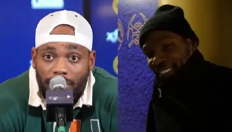 布鲁斯·布朗输球后放话：“NBA该学冰球，允许打架——我可能会去干杜兰特。”这句