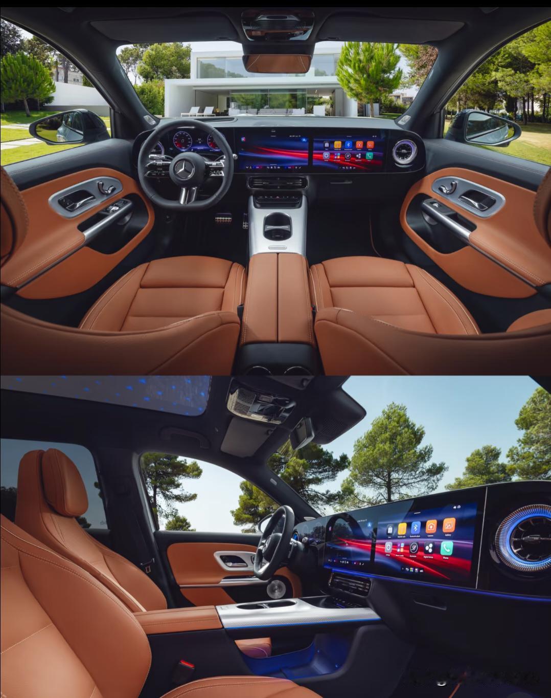 小7座奔驰GLB新款12月8号正式发布。没有那三个圆出风口，奔奔失去了